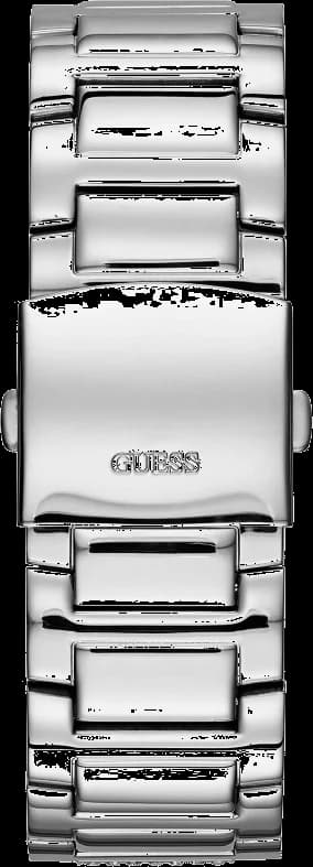 Montre Homme Guess Frontier W0799G1 bracelet acier argent boitier orné de strass vue 2