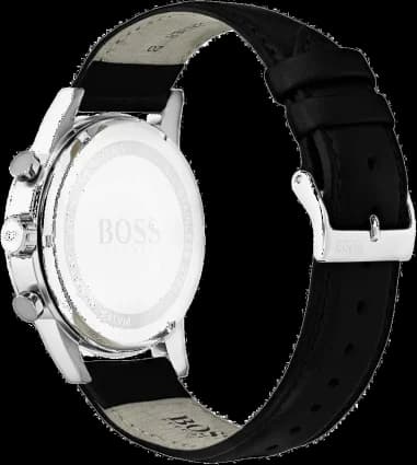 Montre aviateur Hugo Boss Navigator 1513678 Bracelet en cuir noir vue 2