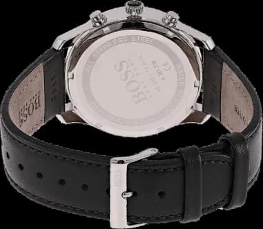 Montre aviateur Hugo Boss Navigator 1513678 Bracelet en cuir noir vue 3