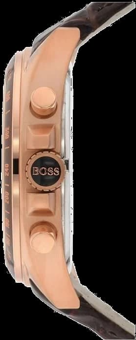 Montre Homme Hugo Boss 1513093 bracelet en cuir marron vue 2