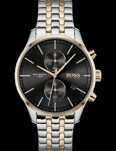 Montre Homme Hugo Boss Associate 1513840 chronographe bicolore