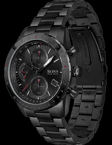 Montre Homme Hugo Boss Pilot Edition 1513854 chronographe noir vue 2