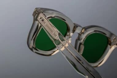 Lunettes de Soleil Jacques Marie Mage Devaux en acétate transparent vue 3