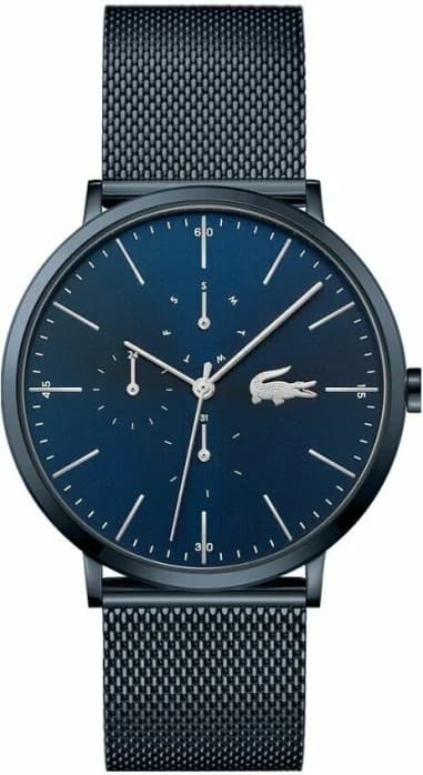 Montre Lacoste 2011058 Moon en Acier Bleu à Maille Milanaise