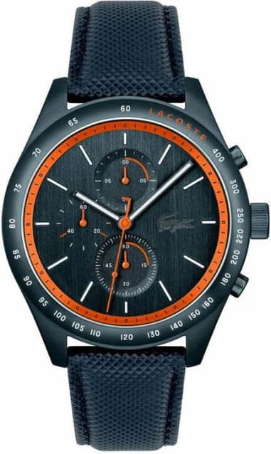 Montre Lacoste 2011297 Bracelet Cuir Bleu Marine Multifonctions
