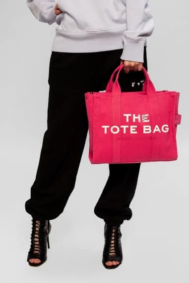 Sac à main Marc Jacobs The Medium Tote Bag en toile vue 4