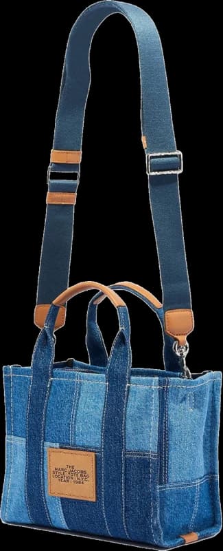 Sac à main Marc Jacobs The Mini Tote Bag denim vue 3