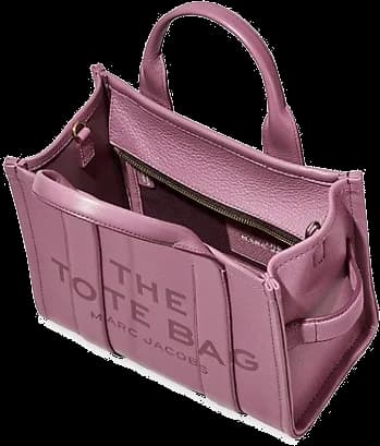 Sac à main Marc Jacobs The Mini Tote Bag en cuir grainé vue 4