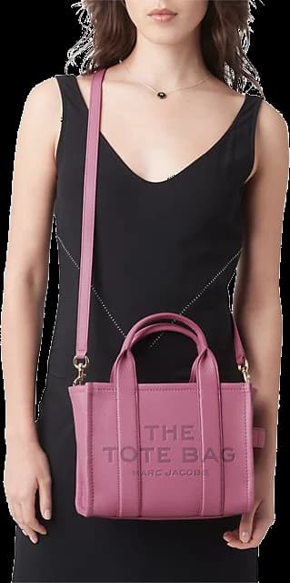Sac à main Marc Jacobs The Mini Tote Bag en cuir grainé