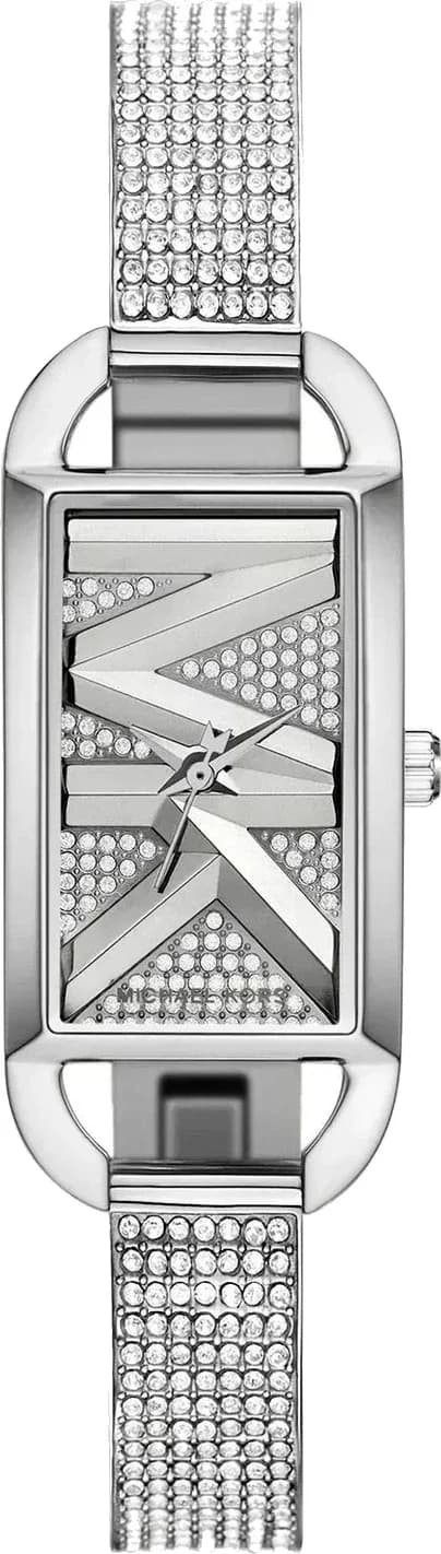 Montre Femme Michael Kors Mini Empire MK4841 argentée bracelet maillons acier