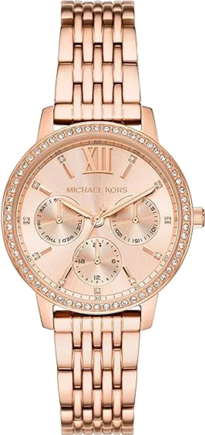 Montre Femme Michael Kors Melissa MKO1081 or rose bracelet maillons acier