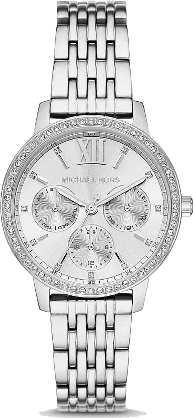Montre Femme Michael Kors Melissa MKO1082 argentée bracelet maillons acier