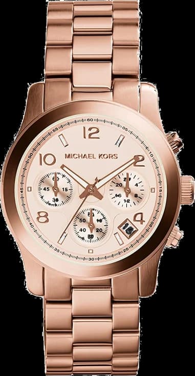 Montre Femme Michael Kors Runway MK5128 en acier or rose