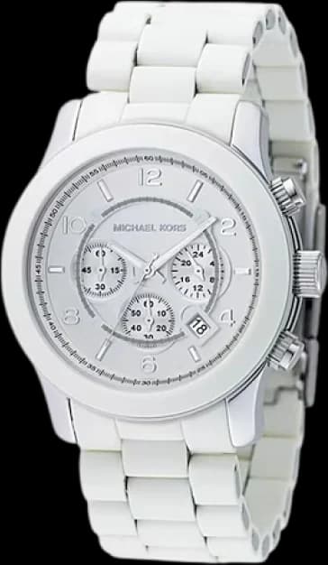 Montre Homme Michael Kors MK8165 bracelet silicone noir vue 3