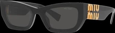 Montre Miu Miu MU09WS-1AB5S0 Lunettes de soleil Miu Miu Glimpse MU 09W rectangulaires en acétate