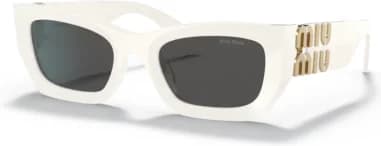 Lunettes de soleil Miu Miu Glimpse MU 09W rectangulaires en acétate vue 2