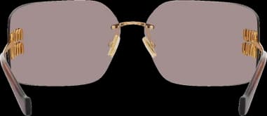 Lunettes de Soleil Miu Miu Runway MU 54YS en métal vue 3