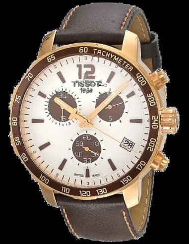 Montre Tissot Quickster T0954173603701 cuir marron