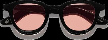 Lunettes de soleil Moscot DAHVEN rondes en acétate vue 2