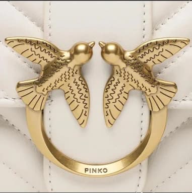 Sac à main bandoulière Pinko Love One Mini en cuir vue 6