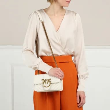 Sac à main bandoulière Pinko Love One Mini en cuir vue 2