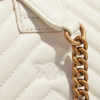 Sac à main bandoulière Pinko Love One Mini en cuir vue 4