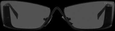Lunettes de soleil Prada PR 59ZS monture en métal vue 3