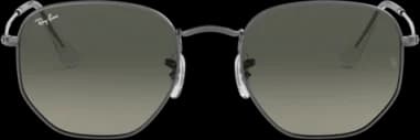 Lunettes de soleil Ray-Ban Hexagonal Flat Lenses RB3548N 004/71 gris vue 2