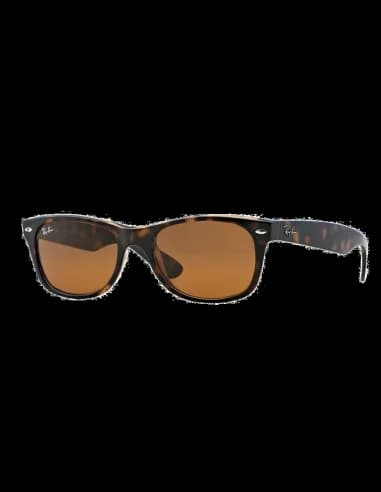 Lunettes de soleil Ray-Ban New Wayfarer RB2132 710 - Monture écaille havana unisexe