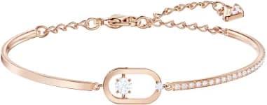 Bracelet Swarovski North 5472382 plaqué or rose cristaux blancs