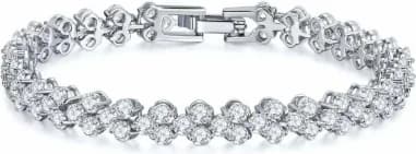 Bracelet Swarovski Tennis 1003232 plaqué rhodium cristaux blancs