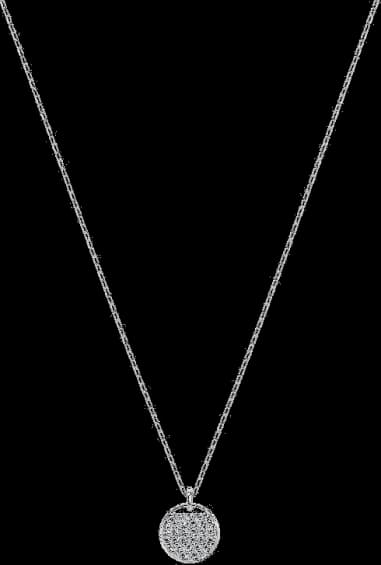 Collier Swarovski Ginger 5389045 plaqué rhodium cristaux blancs