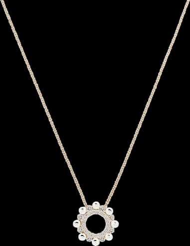Collier Swarovski Major 5429963 plaqué or rose perles et cristaux blancs