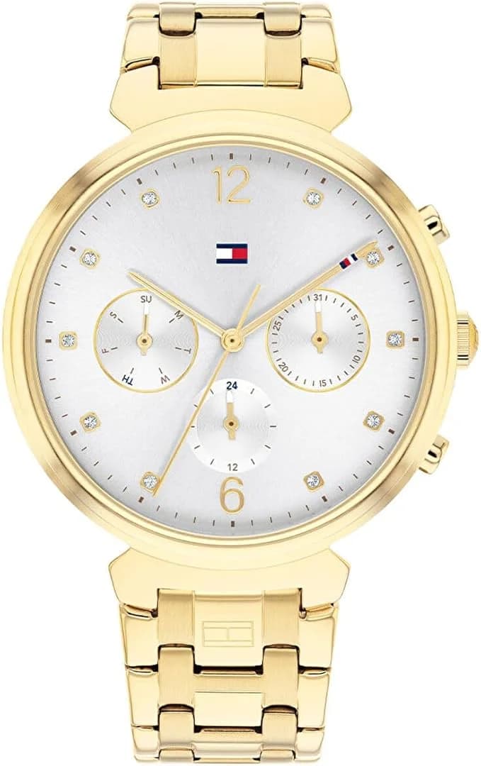 Montre Femme Tommy Hilfiger Ivy 1782344 cadran blanc bracelet acier