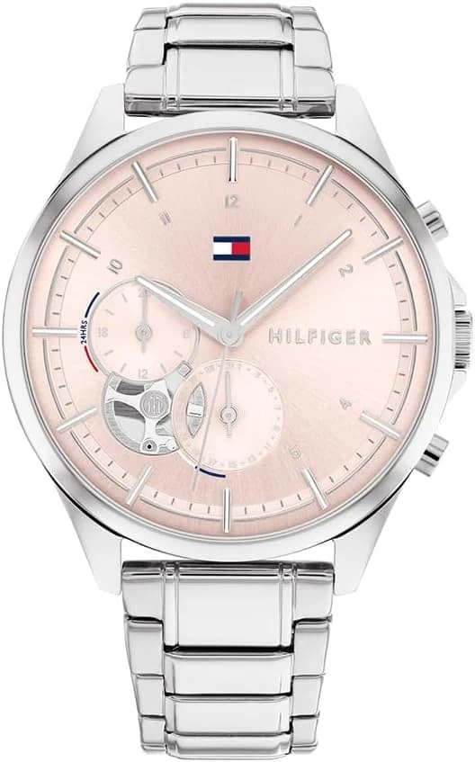Montre Femme Tommy Hilfiger Quinn 1782414 cadran rose bracelet acier