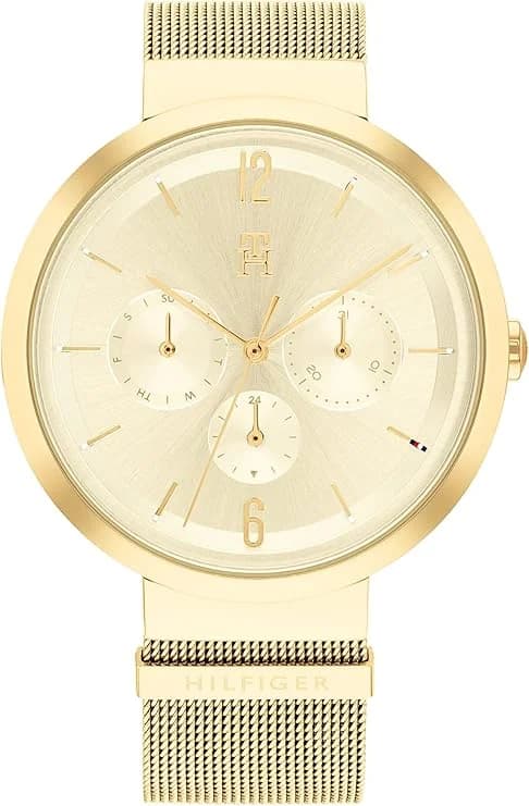 Montre Femme Tommy Hilfiger Lidia 1782539 cadran champagne bracelet maille milanaise