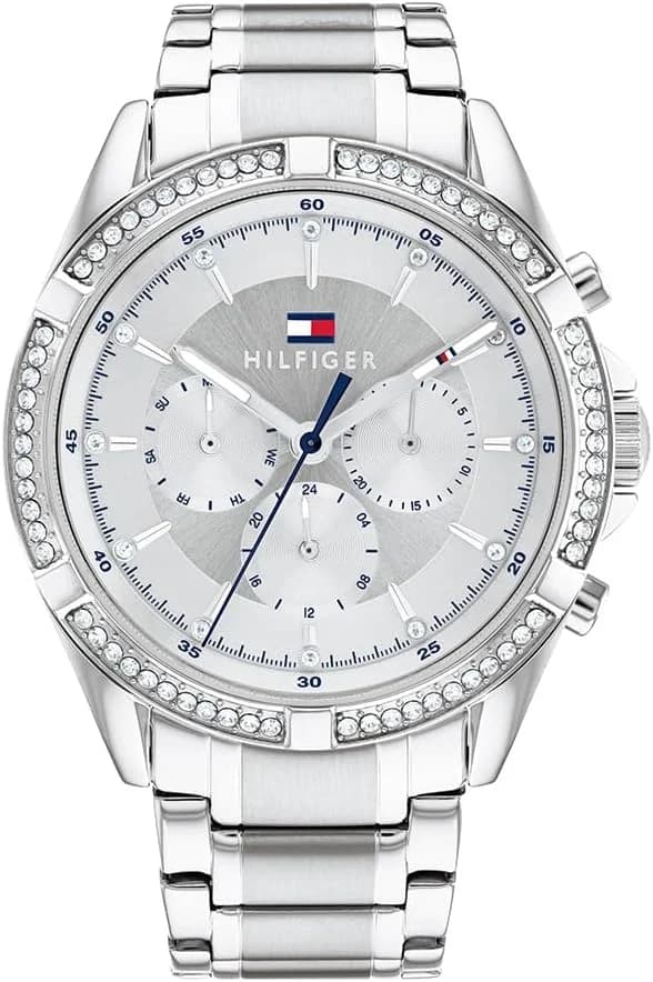 Montre Femme Tommy Hilfiger Kenzie 1782557 cadran argenté bracelet acier