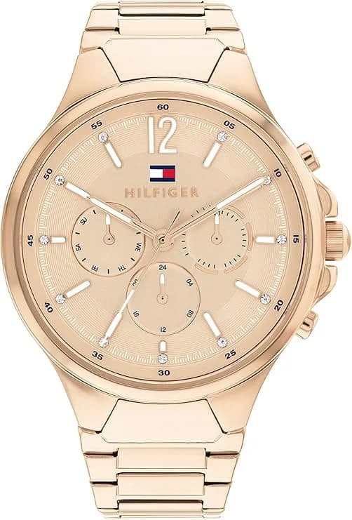 Montre Femme Tommy Hilfiger Sienna 1782597 cadran argenté bracelet maille milanaise