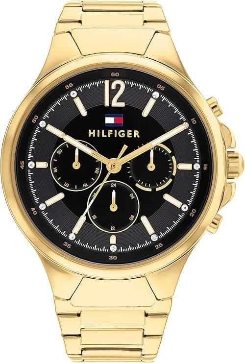 Montre Femme Tommy Hilfiger Sienna 1782599 cadran noir bracelet acier