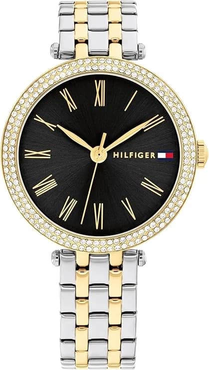 Montre Femme Tommy Hilfiger Natalie 1782720 cadran noir bracelet acier