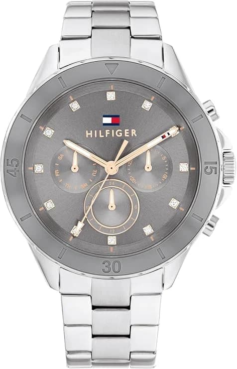 Montre Femme Tommy Hilfiger Mellie 1782742 cadran gris bracelet acier