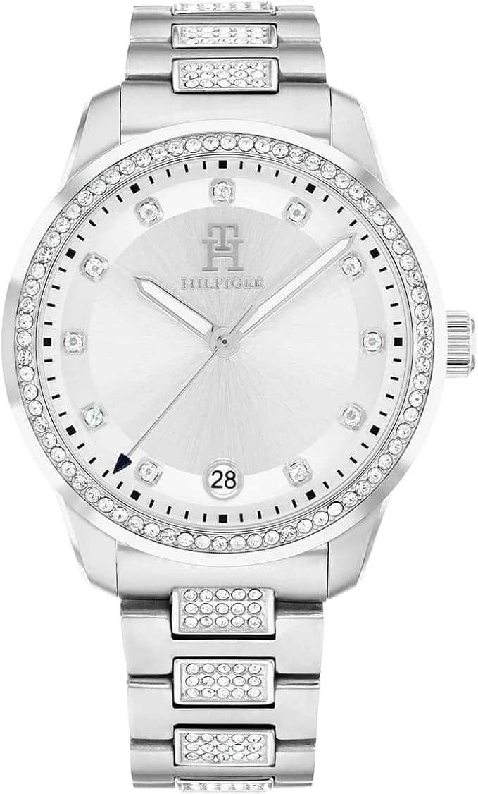 Montre Femme Tommy Hilfiger TH85 1782757 cadran argenté bracelet acier