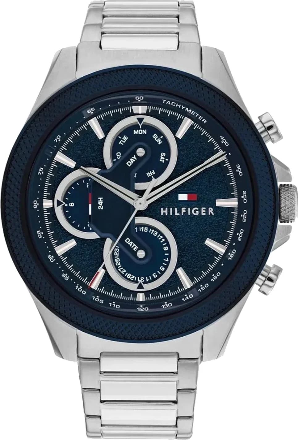 Montre Homme Tommy Hilfiger Clark 1792080 cadran bleu bracelet acier