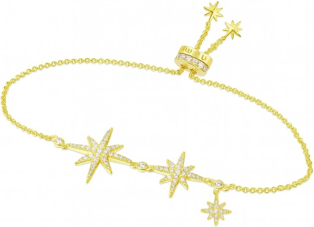 Bracelet ajustable APM Monaco Météorites en placage or jaune - Réf. AB4031OXY - Pour Femme