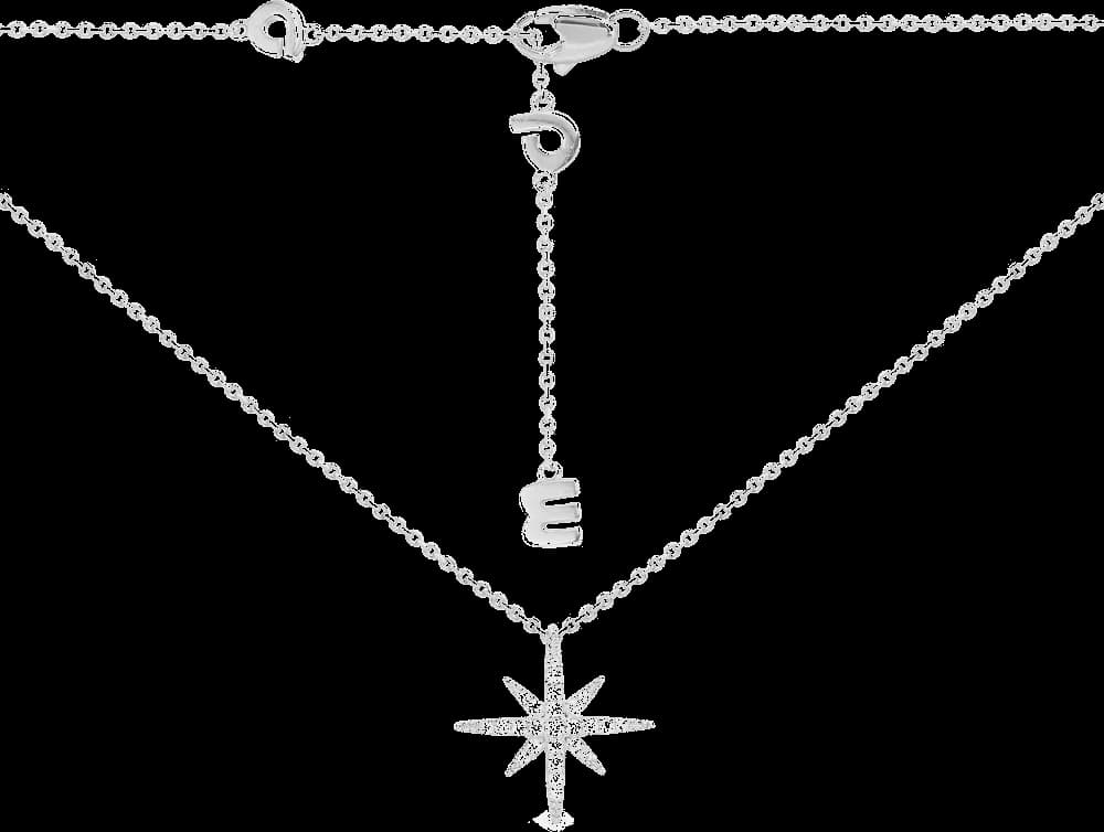 Collier ajustable pour femme APM Monaco Météorite Mini en argent 925, réf. AC6685OX