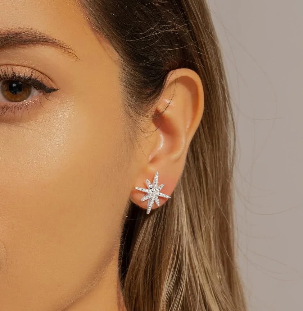 Boucle d'oreille femme APM Monaco Météorites Argent 925 et perle - Réf. AE9109XPL vue 2