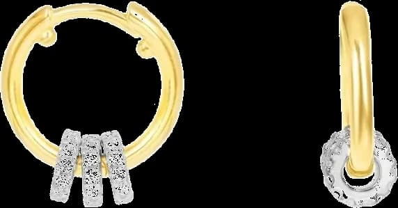 Boucles d'oreilles APM Monaco AE11606XRH plaqué or jaune pour femme