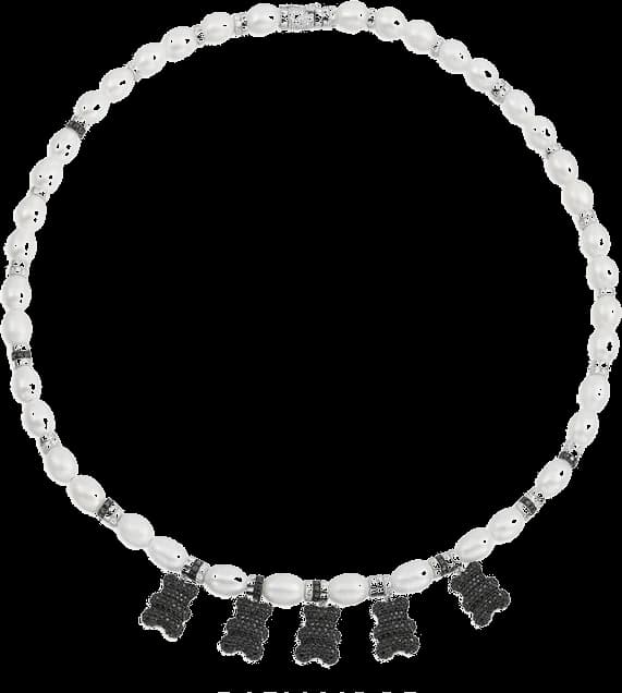 Collier ras-de-cou unisexe APM Monaco Yummy Bear Baby Mood en argent 925, réf. AC6894M-M