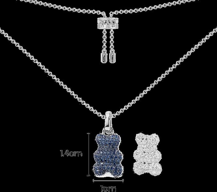 Collier APM Monaco Yummy Bear Baby Baba en argent 925, unisexe, réf. AC6431XKB vue 3