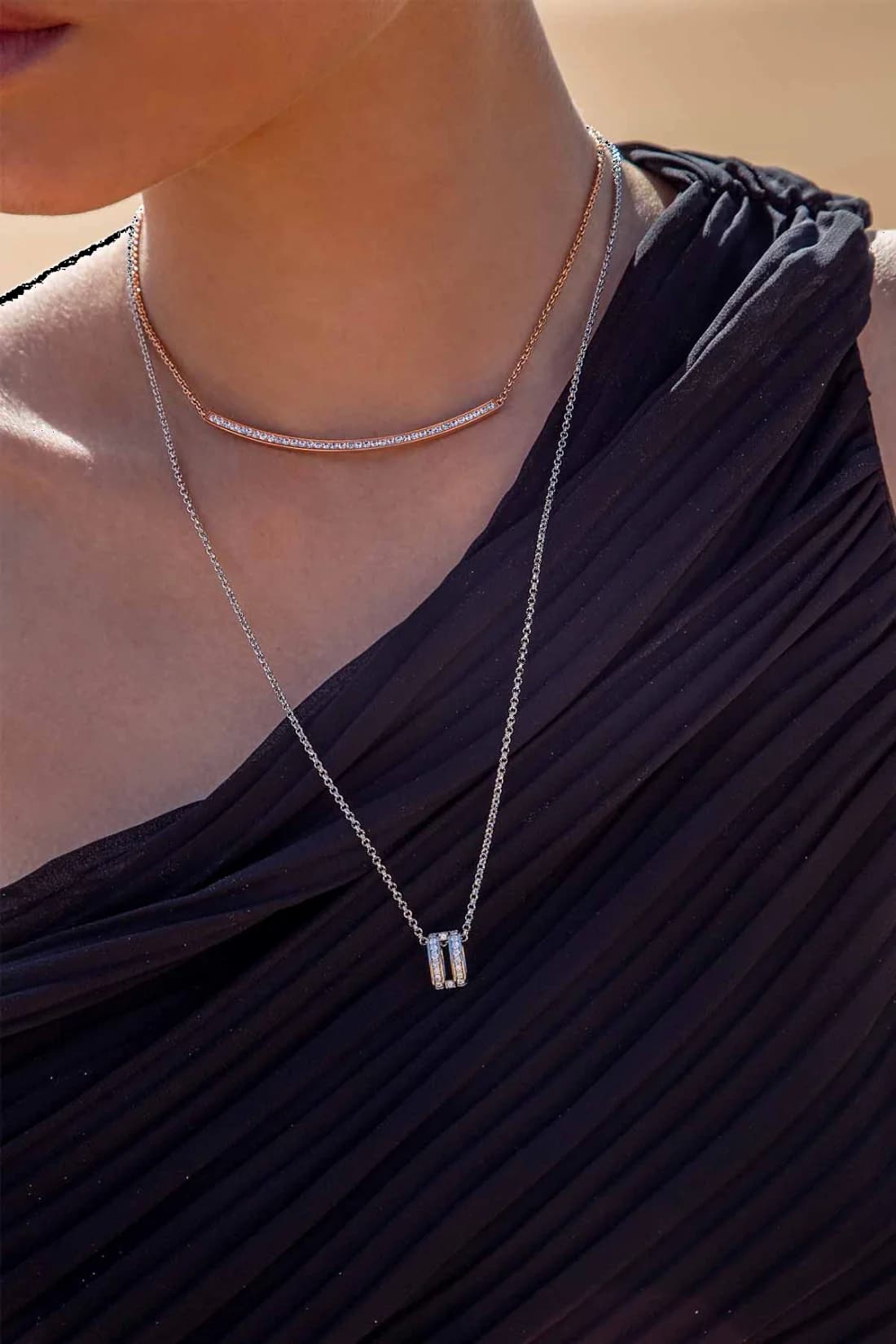 Collier pour Femme APM Monaco AC6753OX en Argent 925 à Chaîne Ajustable vue 2